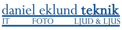logotype for daniel eklund teknik